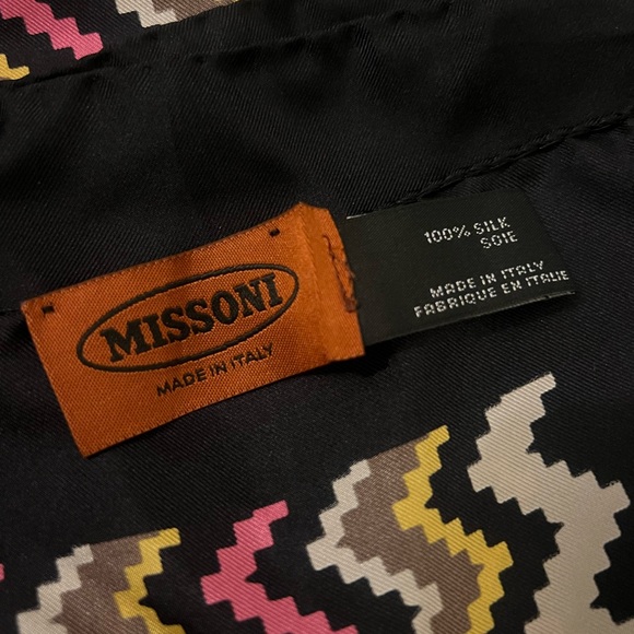 Missoni Multicolor Zigzag Scarf - Picture 3 of 4